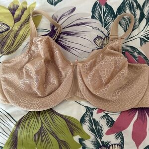 Chantelle Floral Lace Beige Bra